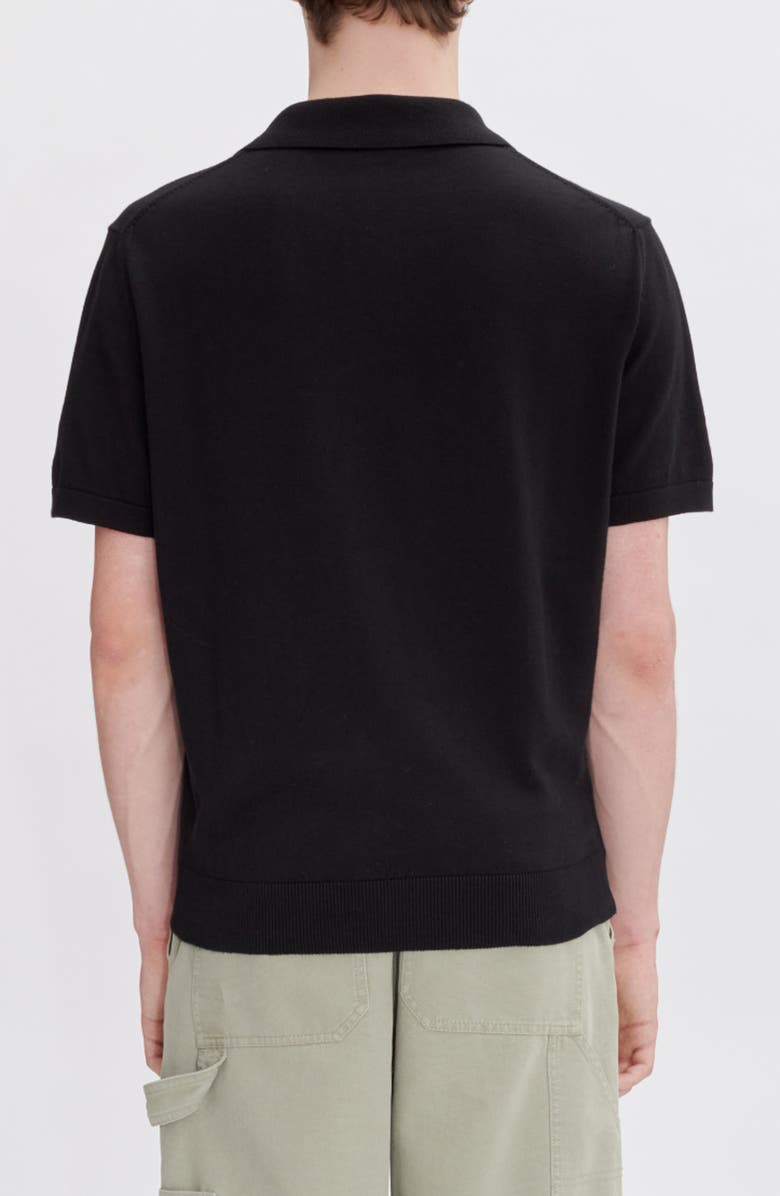 A.P.C. Gregorio Cotton Polo, Alternate, color, Lzz Black