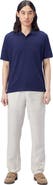 GOBI Mongolian Cashmere Men's Cotton Silk Cashmere Blend Polo Shirt