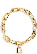 Balenciaga 'B' Link Pendant Collar Necklace