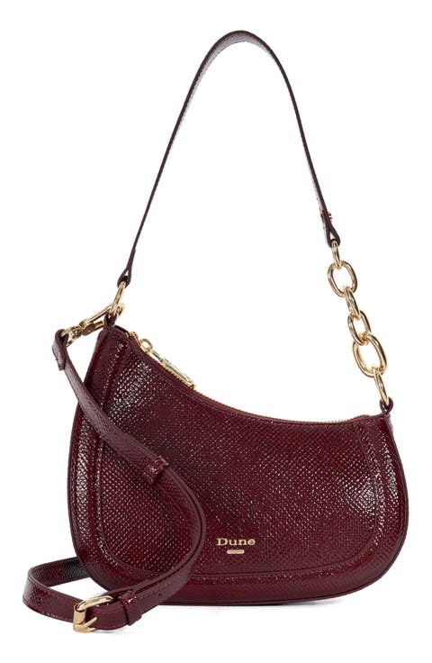 Direction Faux Leather Shoulder Bag