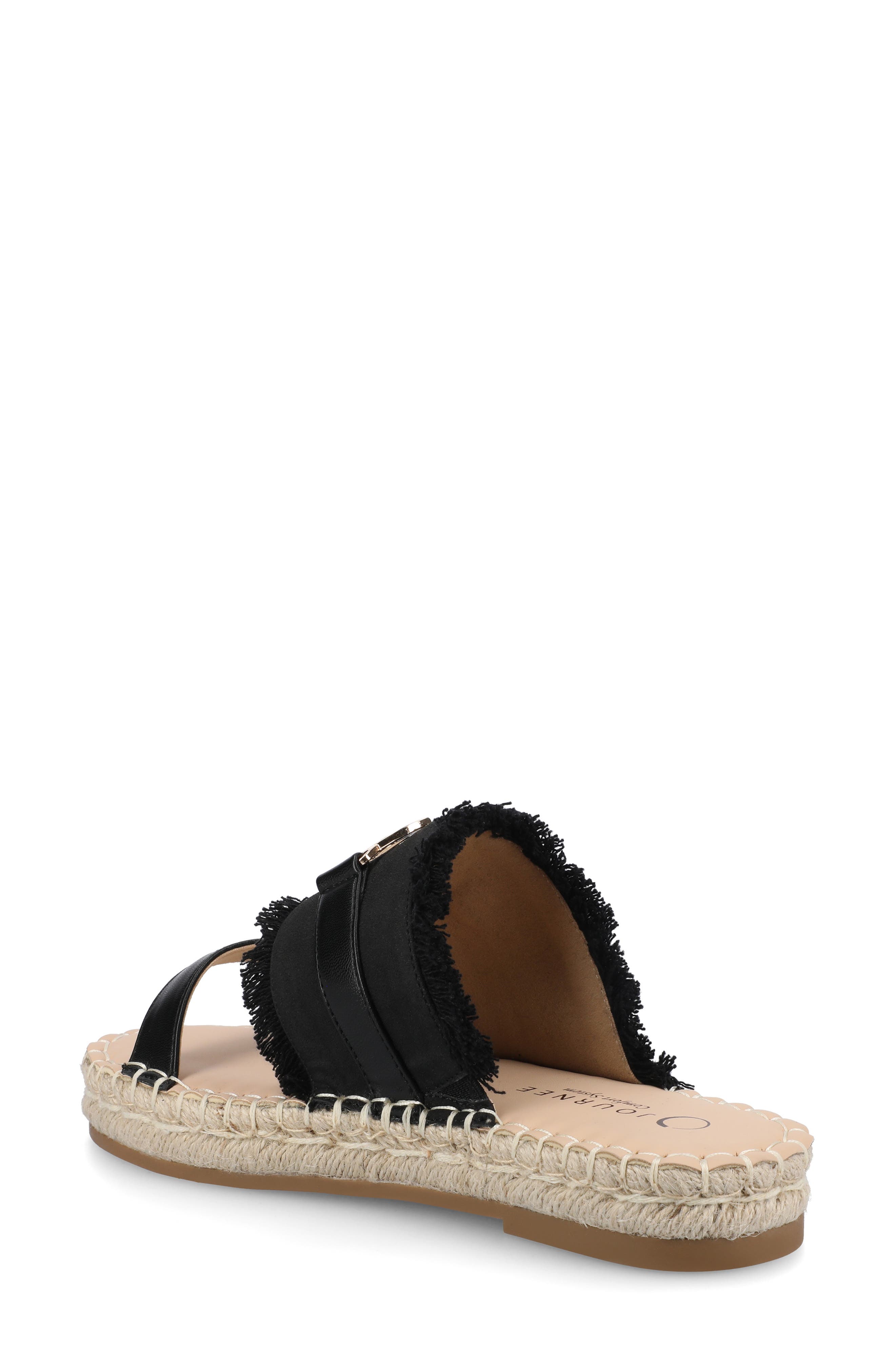 Journee Collection Keelee Espadrille Slide Sandal, Alternate, color, 