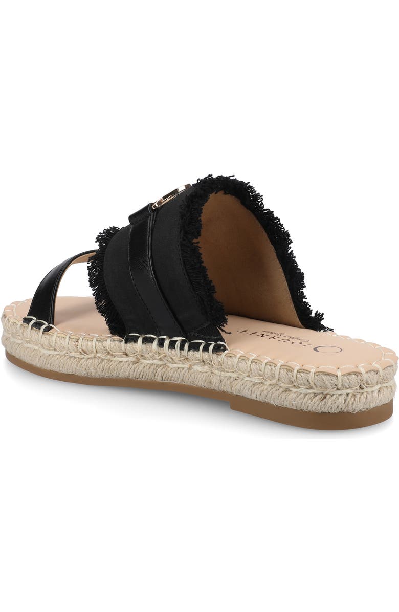Journee Collection Keelee Espadrille Slide Sandal, Alternate, color,