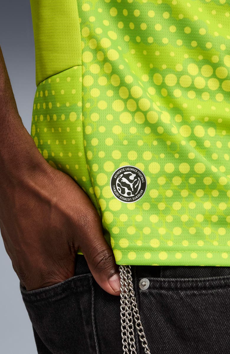 PUMA x GFA x Salehe Bembury Jersey, Alternate, color, Lime Smash/ Green Fruit