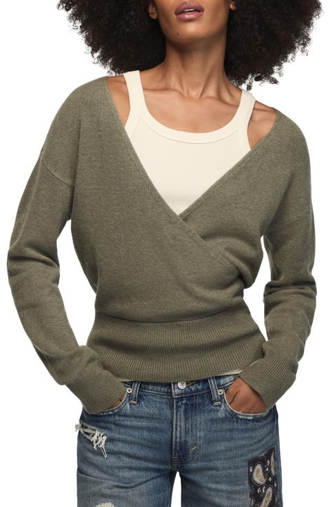 Cloud Soft Surplice Sweater