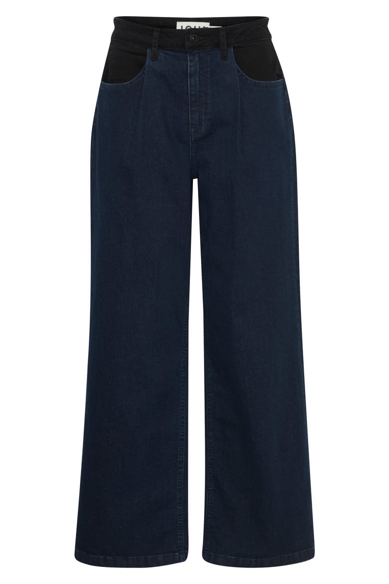 Litzy Wide Leg Jeans, Main, color, DARK BLUE