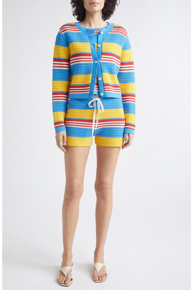 Tammy Striped Cotton Cardigan, Alternate, color, BLUE MULTISTRIPE