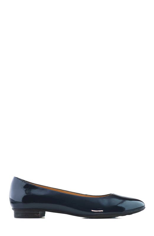 Marc Joseph New York Ferris Leather Ballet Flat, Alternate, color, Navy Patent