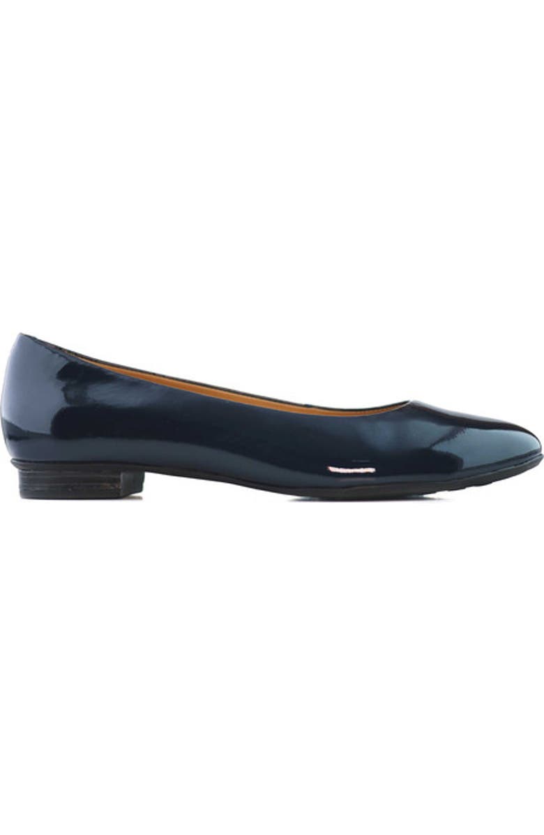 Marc Joseph New York Ferris Leather Ballet Flat, Alternate, color, Navy Patent