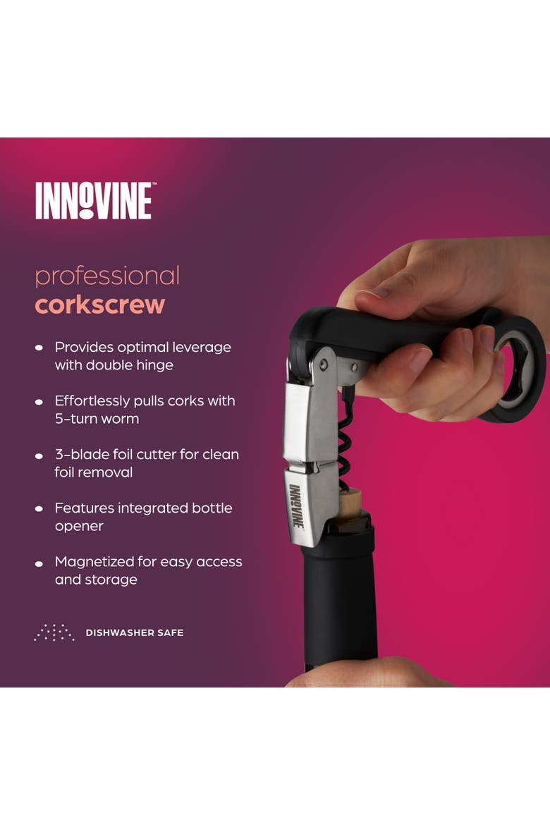 Professional Corkscrew, Alternate, color, Grey