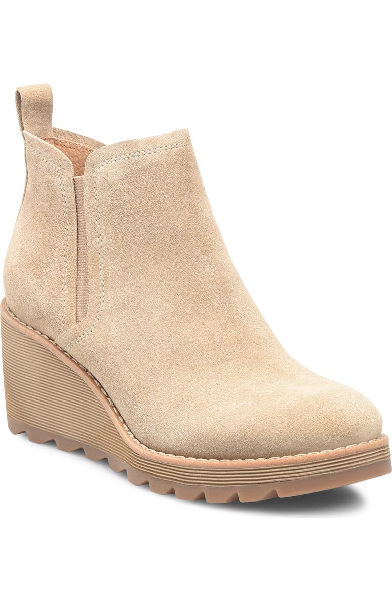 Söfft Emma Wedge Boot, Main, color, Barley Suede