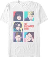 The Breakfast Club Men's The Breakfast Club Pop Art Character Portraits  Graphic T-Shirt