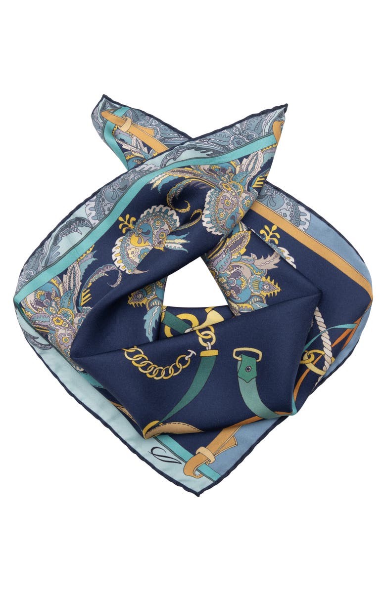 Elizabetta Camilla - Silk Bandana, Alternate, color, Blue