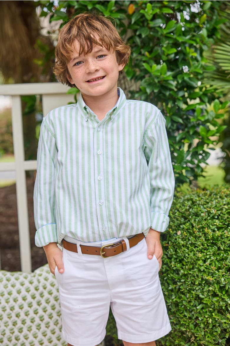 Kids' Button Down Shirt Blend, Alternate, color, Meriwether Stripe