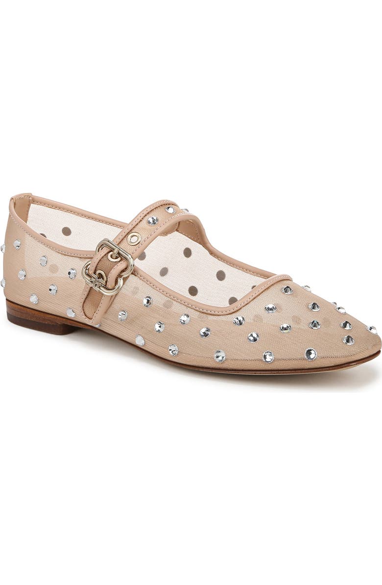 Sam Edelman Michaela Shine Mary Jane Flat, Main, color, Vintage Pink