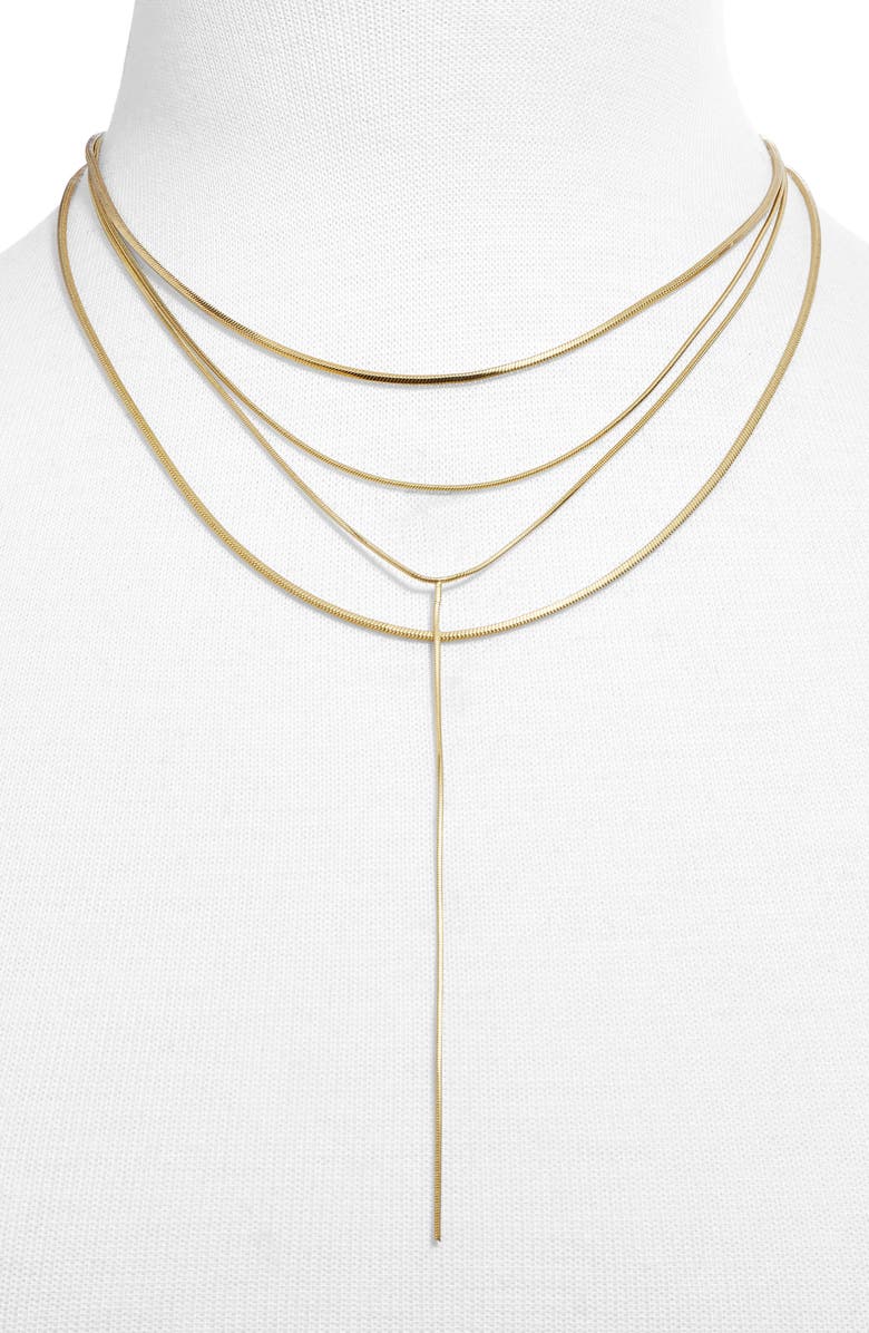 BaubleBar Rio Layered Necklace, Alternate, color, 