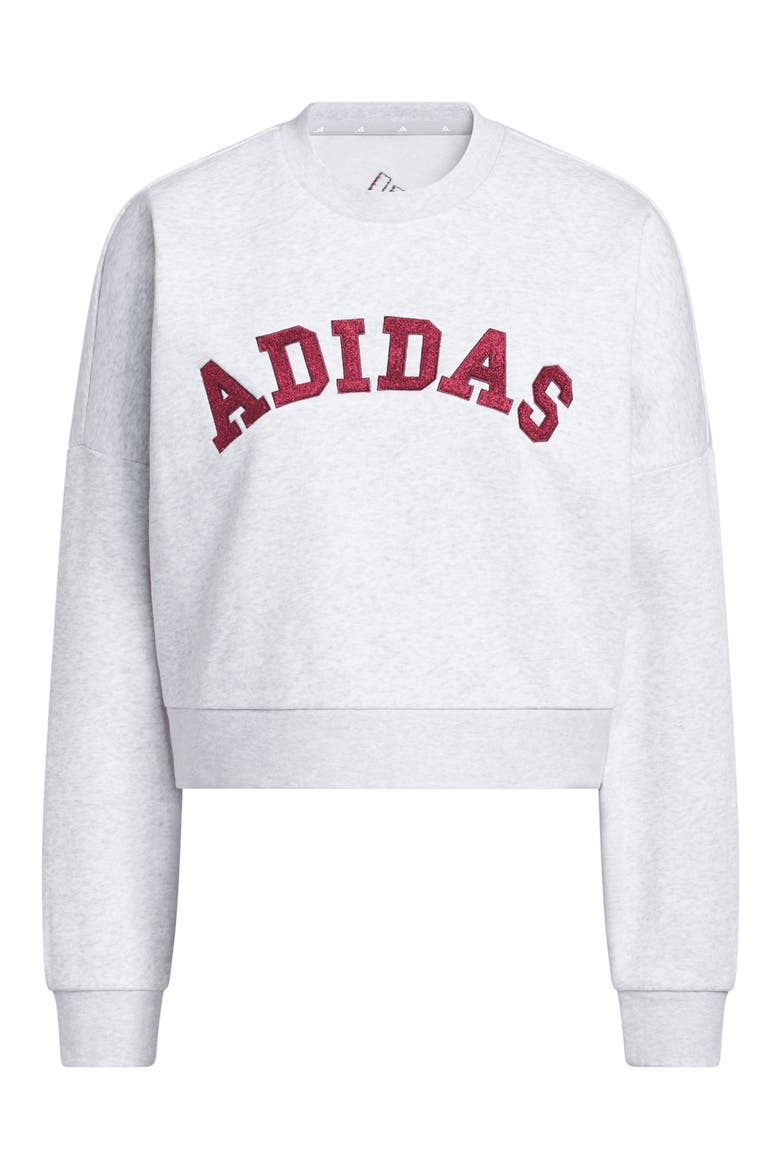 Arched Logo Graphic Sweatshirt, Alternate, color, LIGHT GREY HEATHER