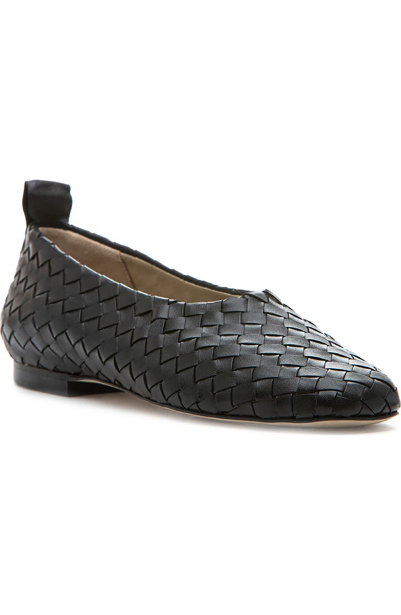 275 Central Lizzie Woven Flat, Main, color, Black