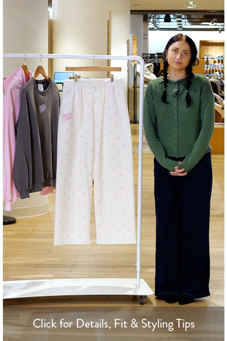 Pink Flurry Core Sweatpants video