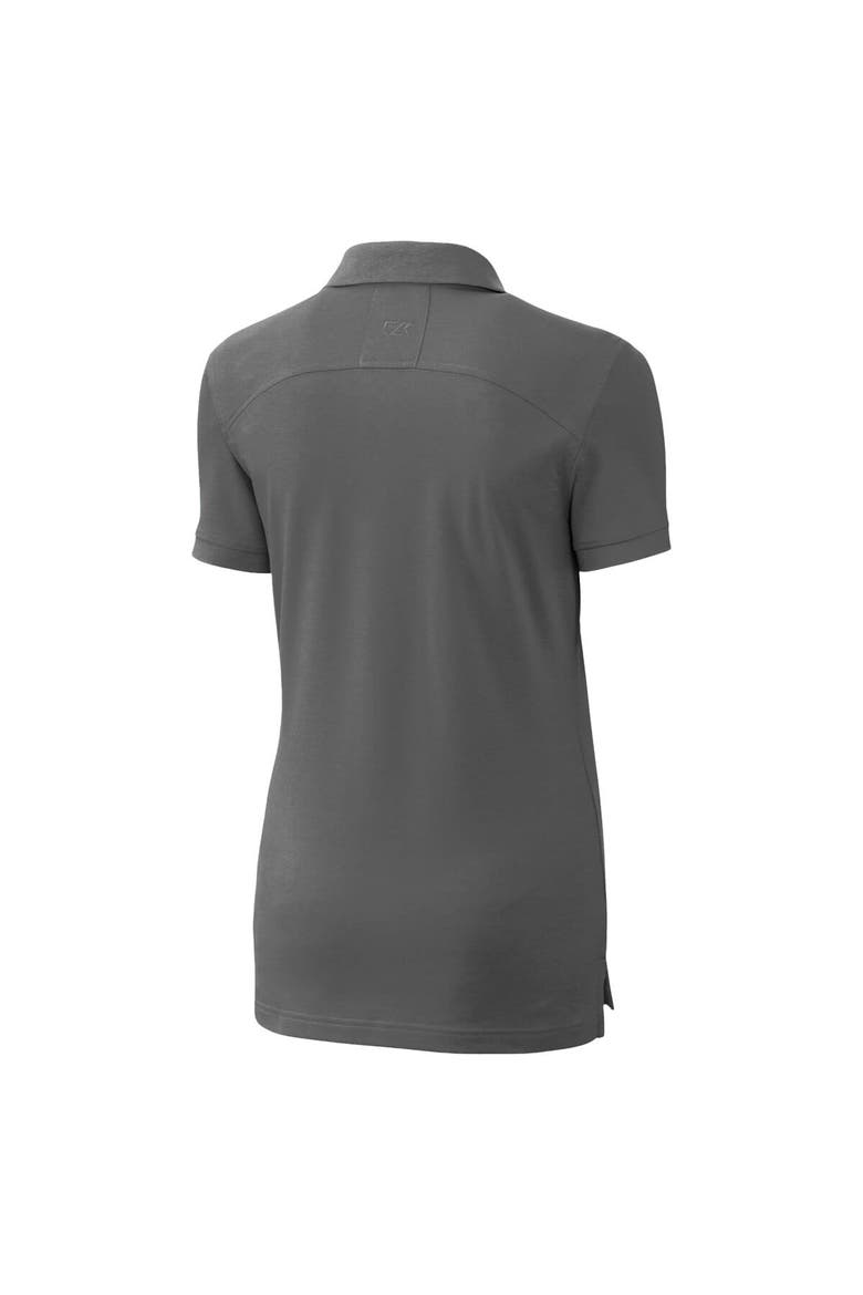 Women's Cutter & Buck Gray Chicago Cubs City Connect DryTec Advantage Tri-Blend Pique Polo, Alternate, color, Gray
