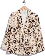 KASPER One-Button Notch Lapel Blazer
