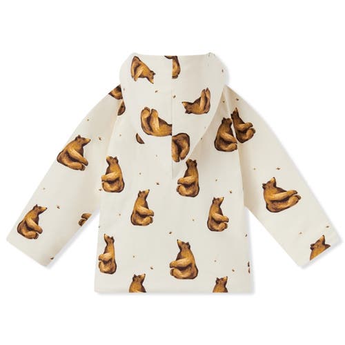 Milkbarn Reversible Waffle Knit Hooded Jacket