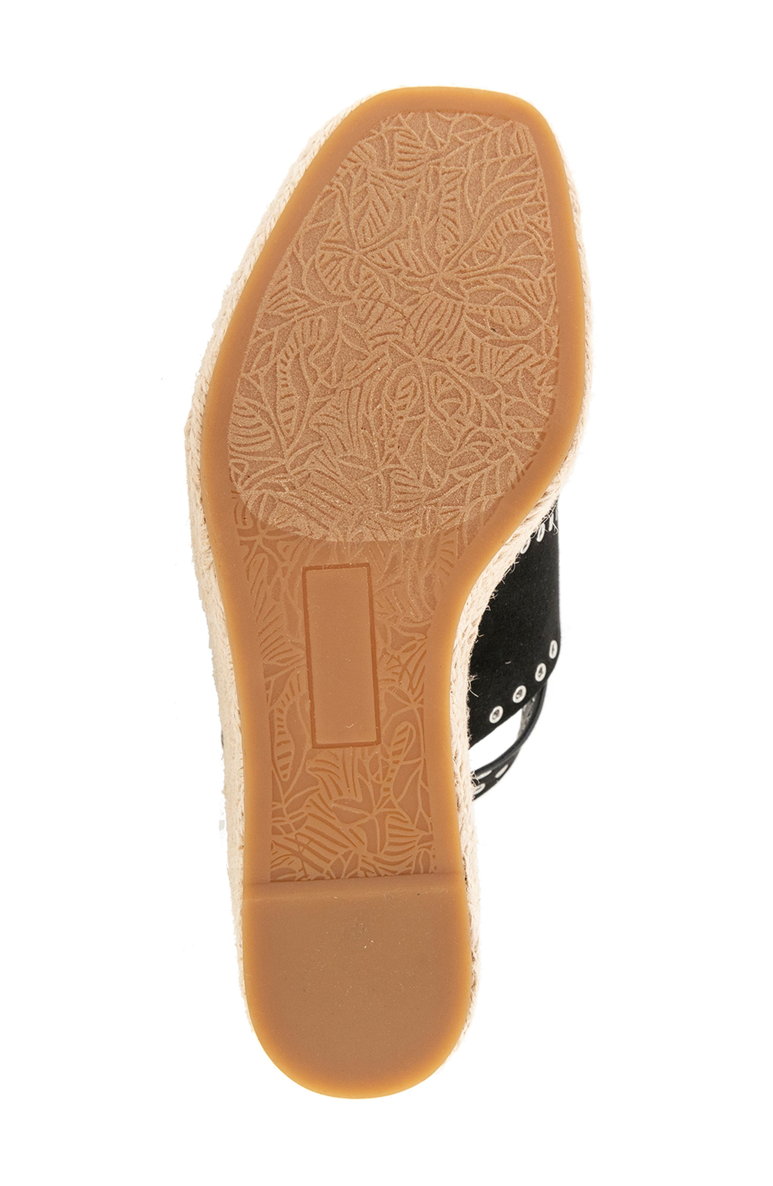 Rebecca Minkoff Gemma Wedge Espadrille Sandal, Alternate, color, Black
