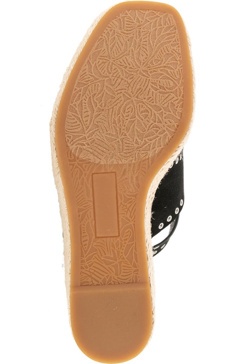 Rebecca Minkoff Gemma Wedge Espadrille Sandal, Alternate, color, Black