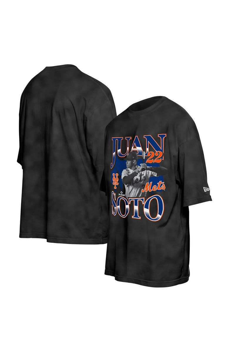 New Era Men's New Era Juan Soto Black New York Mets Batter Up Player T-Shirt, Main, color, Black