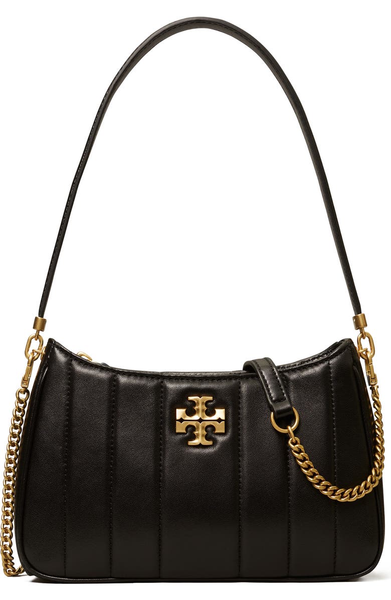 Tory Burch Kira Mini Quilted Leather Satchel, Main, color,