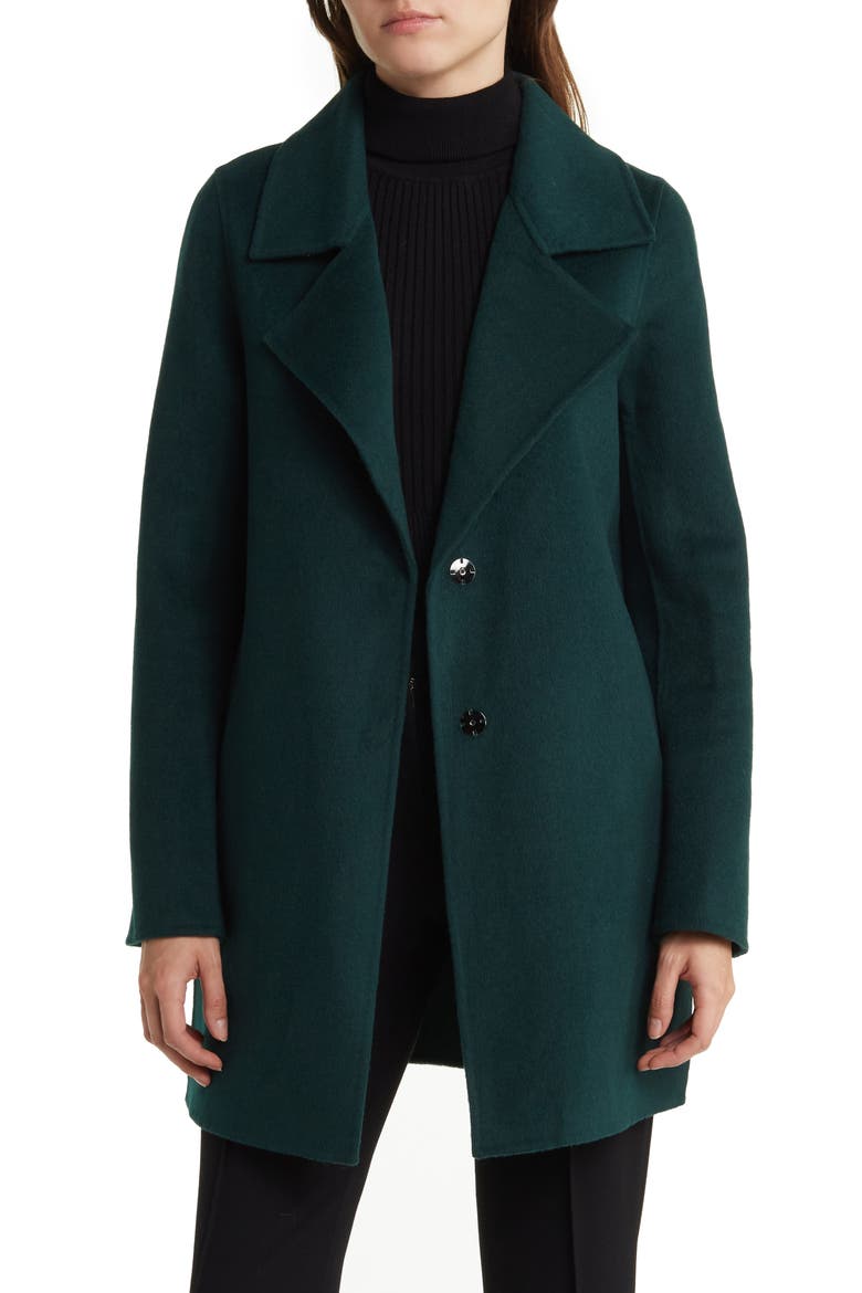 Ex-Boyfriend Wool Blend Oversized Jacket, Main, color, DARK GREEN
