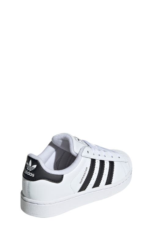 Adidas Originals Adidas Kids' Superstar Ii Sneaker In White/black/white