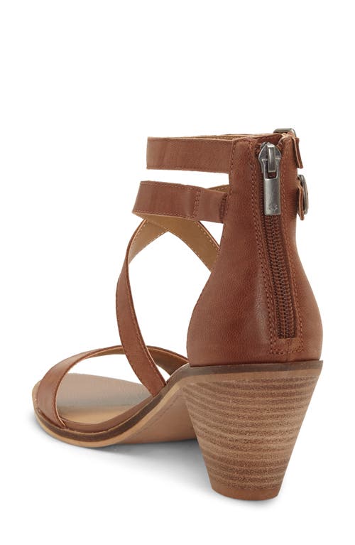 Lucky Brand Ressia Double Ankle Strap Sandal In Brown