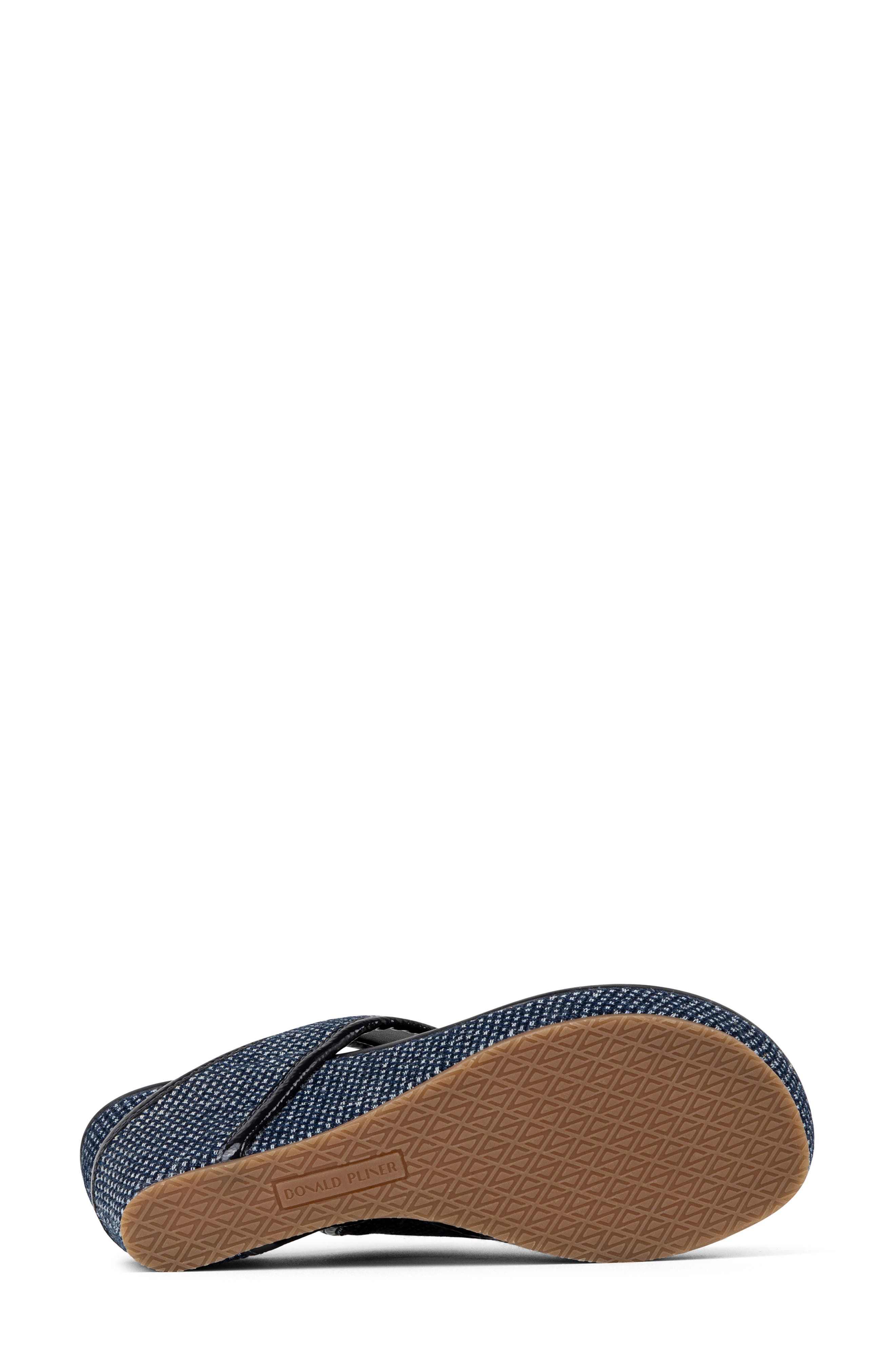 Donald Pliner Platform Wedge Sandal, Alternate, color, Navy