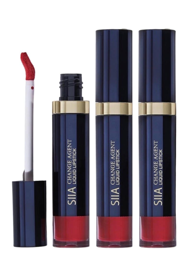 3-Pc. Change Agent Long-Lasting Matte Liquid Lipstick Trio Set, Main, color, MIDNIGHT ROSE