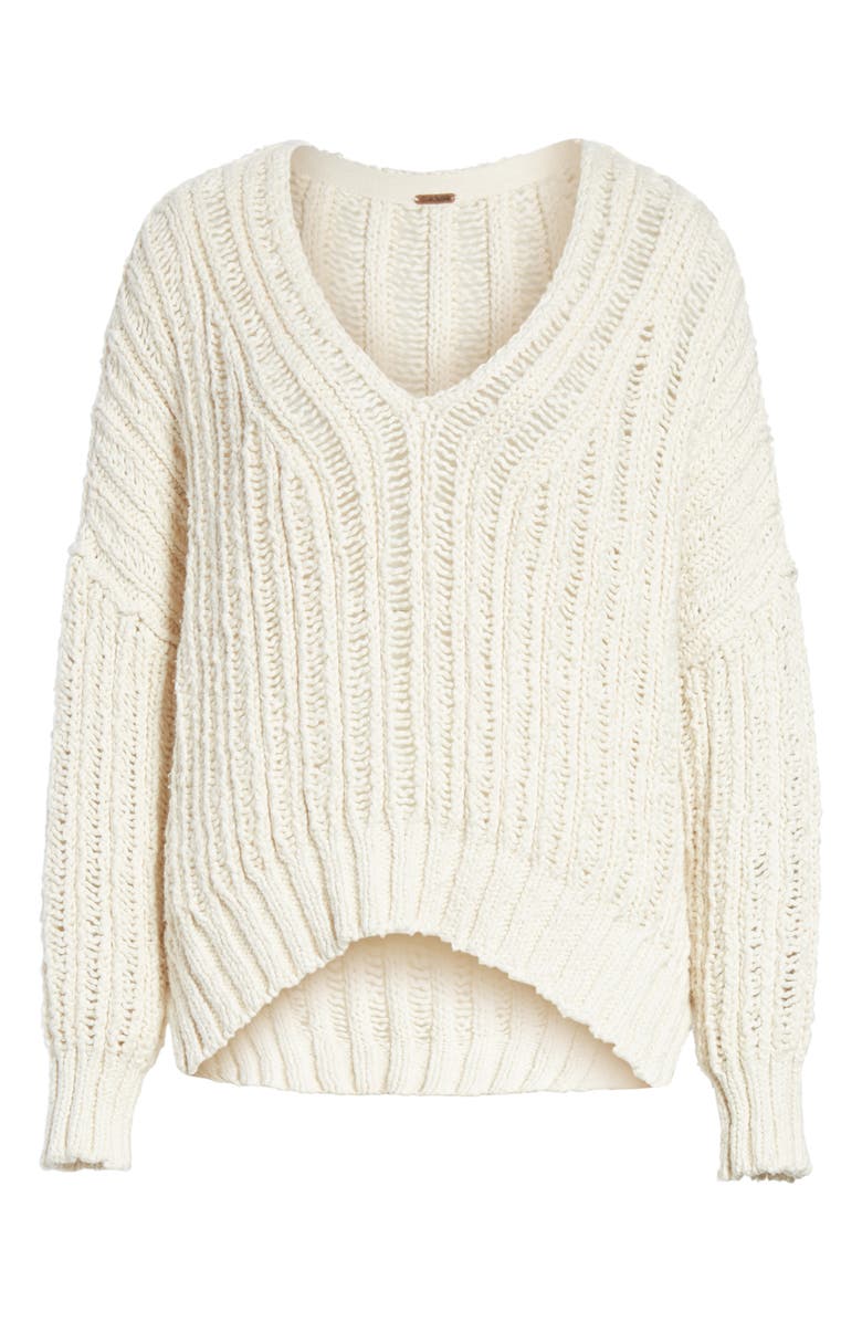 Free People Infinite V-Neck Sweater, Alternate, color, 