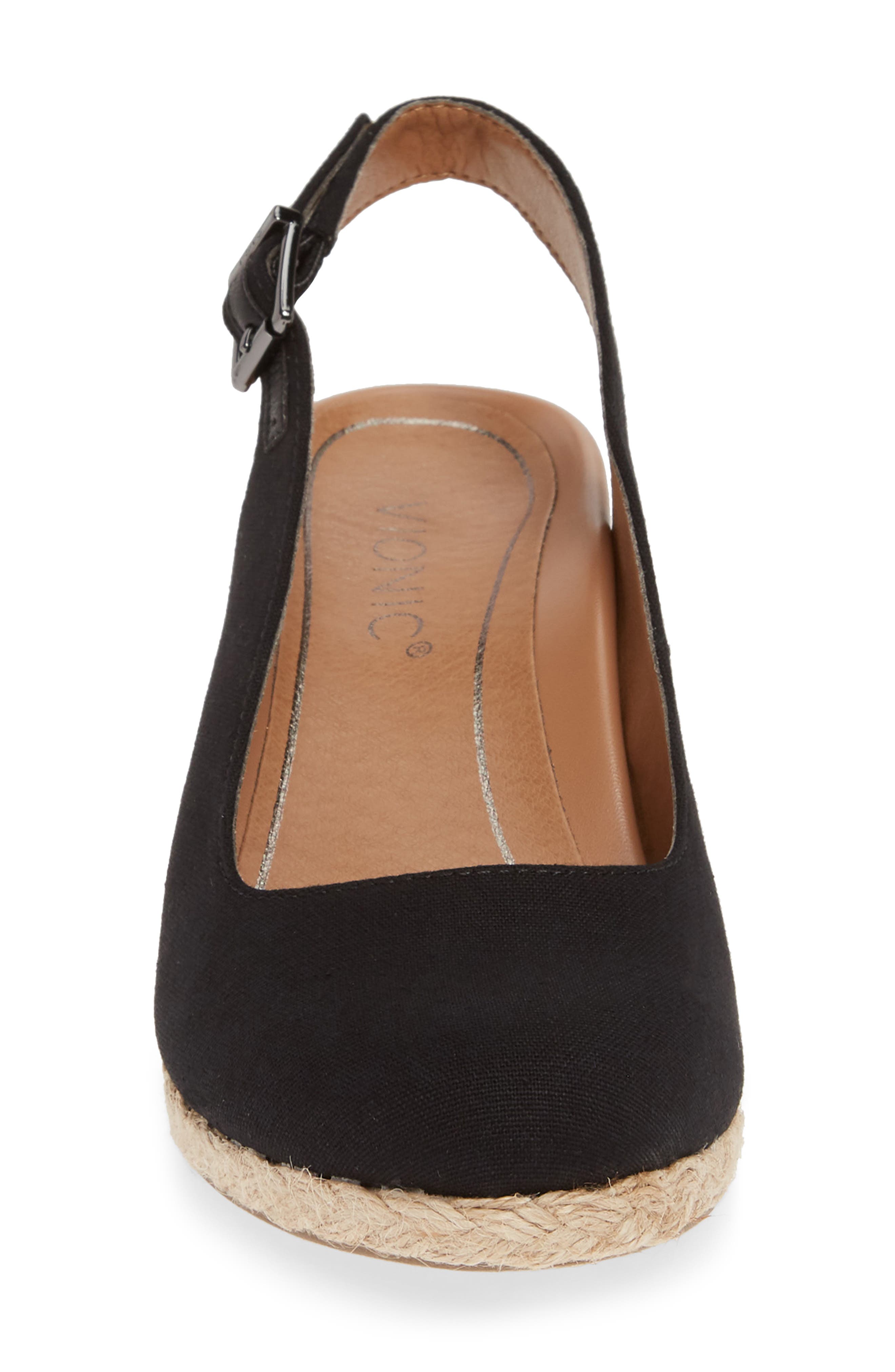 Vionic Coralina Orthaheel<sup>®</sup> Espadrille Wedge Slingback Sandal, Alternate, color, 
