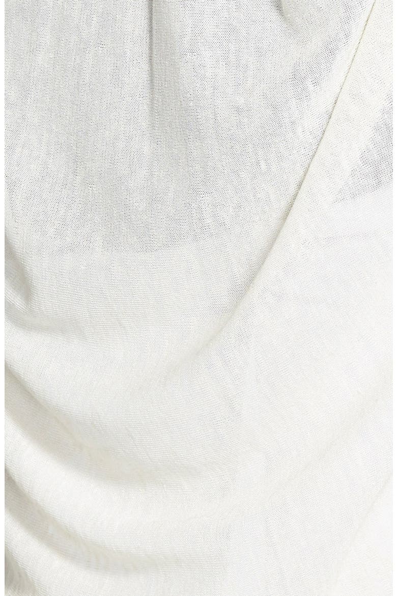 The Fisher Project Oval Linen Blend Cardigan, Alternate, color, BONE
