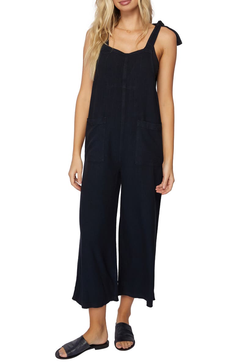 O'Neill Sid Tie Strap Crop Jumpsuit, Main, color, 