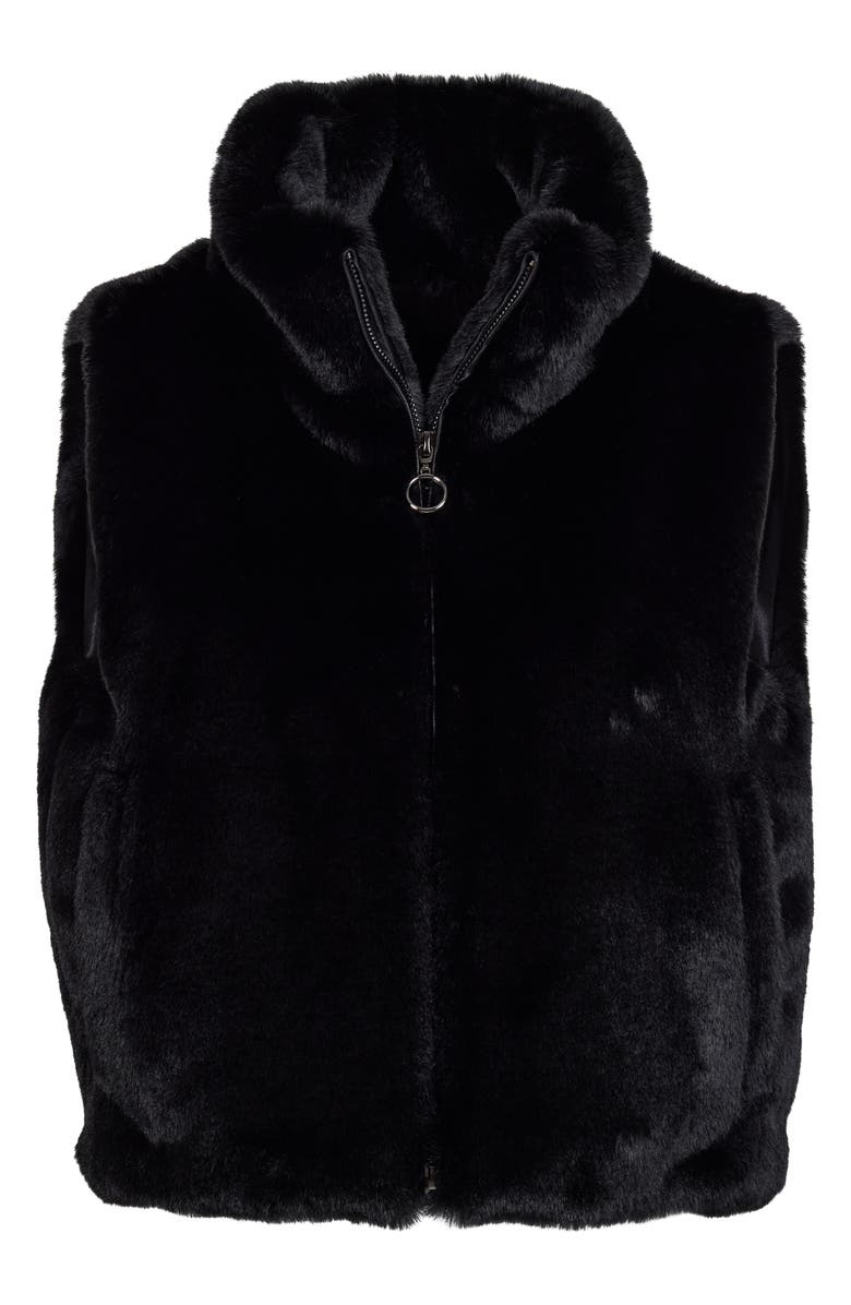 DONNA SALYERS FABULOUS FURS Le Mink Faux Fur Crop Vest, Alternate, color,
