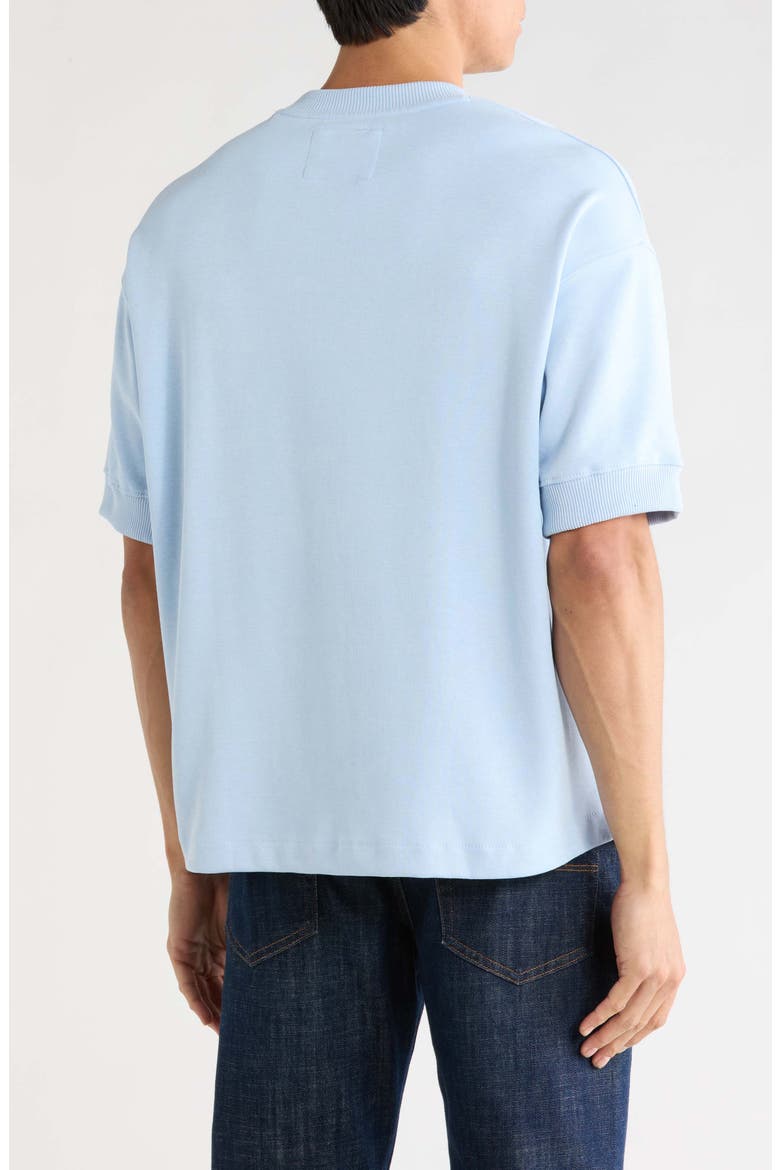 Heavyweight Knit T-Shirt, Alternate, color, POWDER BLUE