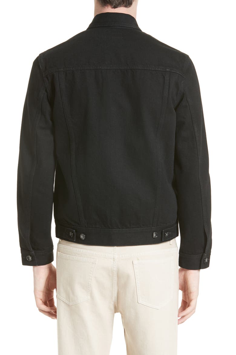 Veste Benjamin Denim Jacket, Alternate, color, BLACK