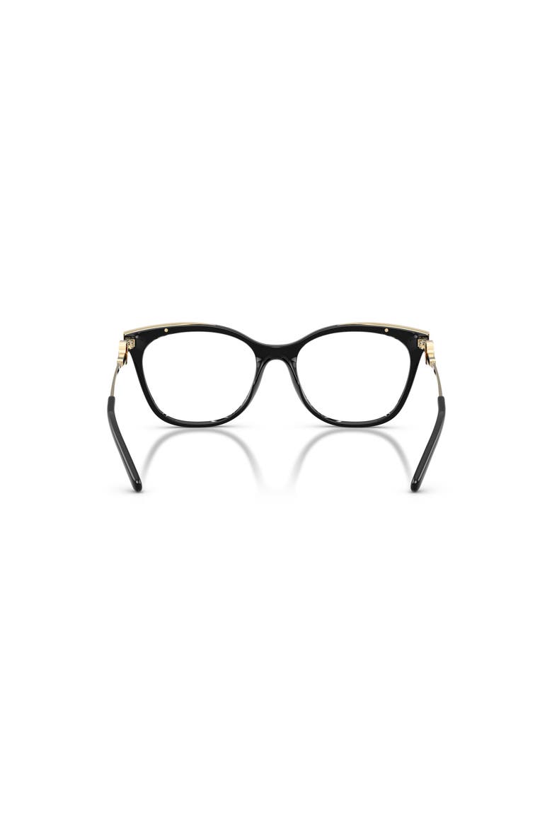 54mm Square Optical Glasses, Alternate, color, BLACK