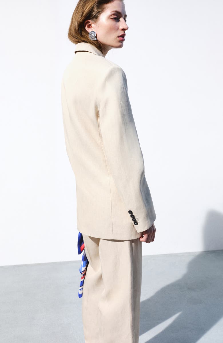 MANGO Straight Fit Blazer, Alternate, color, 