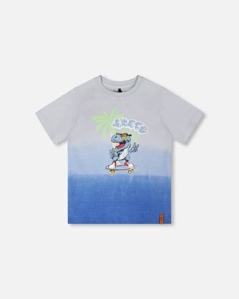 Organic Cotton Jersey T-Shirt with Gradient (Toddler, Little Kid & Big Kid)