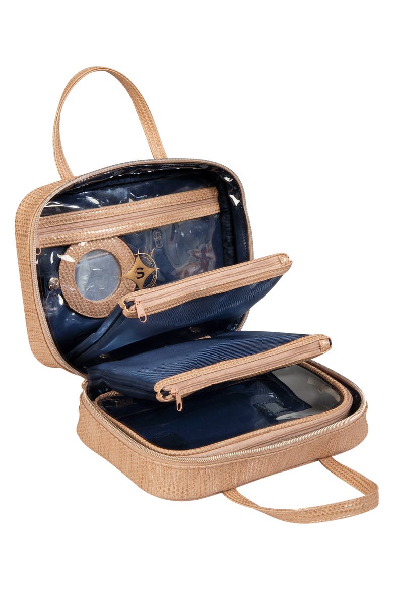 Aruba ML Traveler Cosmetics Case, Alternate, color, SAND