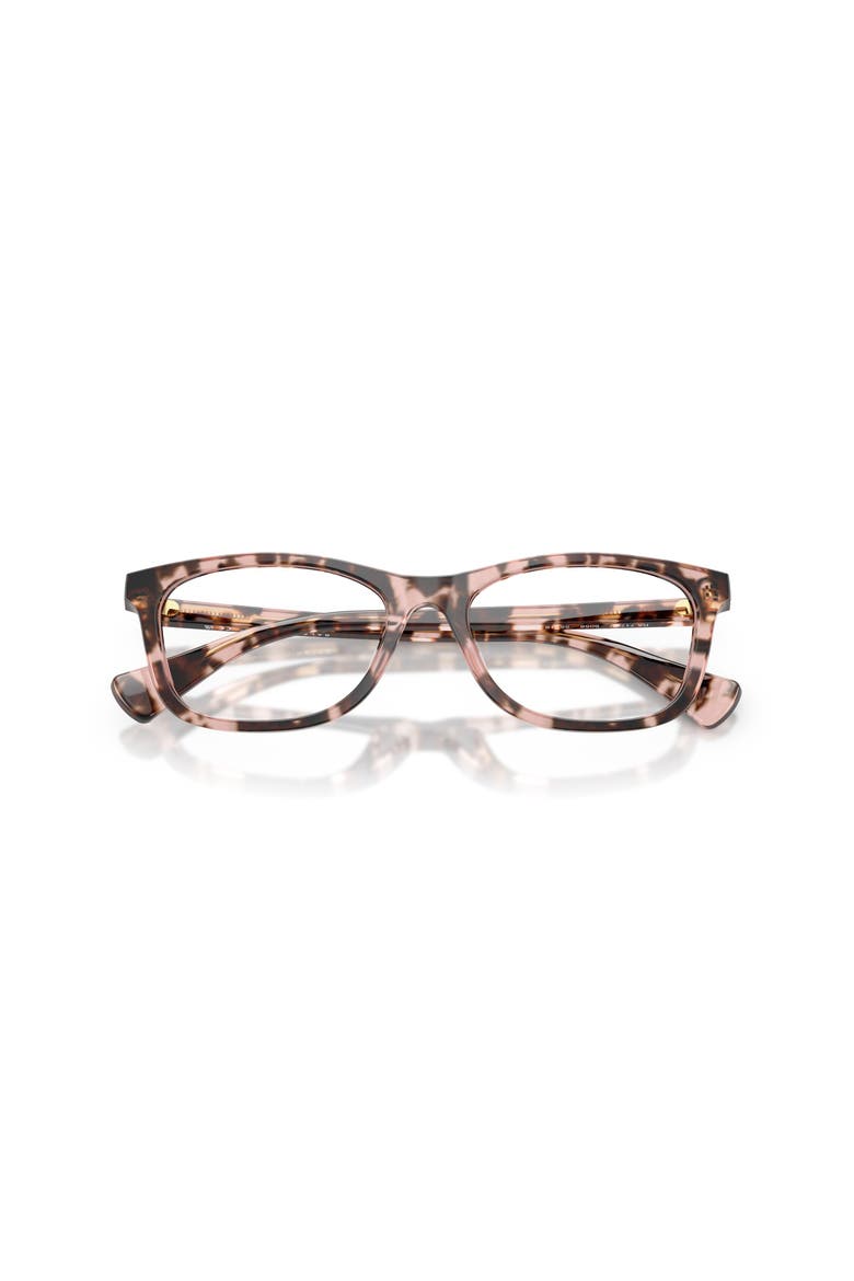 53mm Rectangle optical glasses, Alternate, color, Tortoise