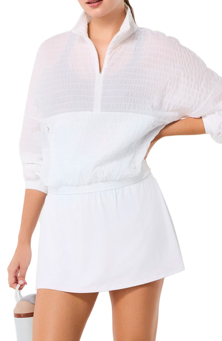 SPANX<sup>®</sup> Active Run Water Resistant Half-Zip Jacket, Main, color,