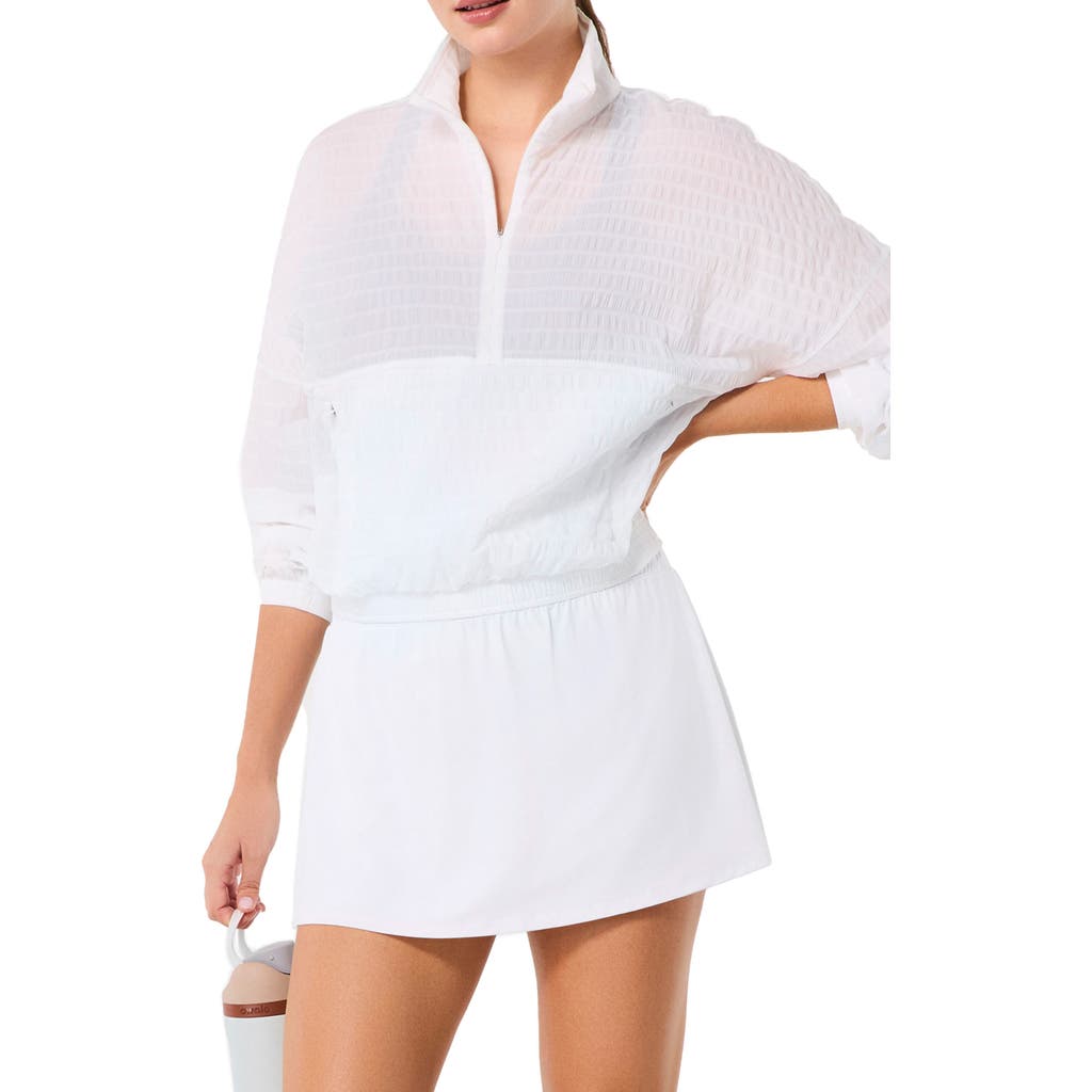SPANX SPANX® ACTIVE RUN WATER RESISTANT HALF-ZIP JACKET