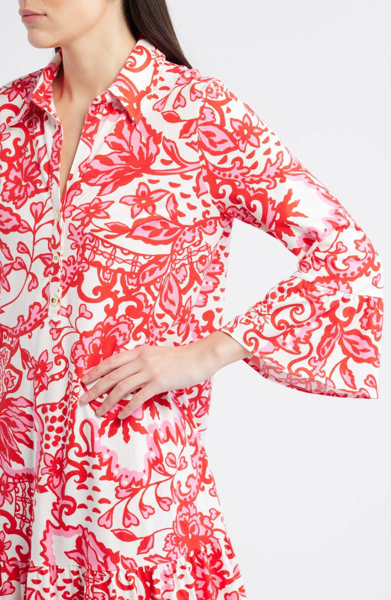 Lilly Pulitzer<sup>®</sup> Delany Long Sleeve Cotton Shirtdress, Alternate, color,