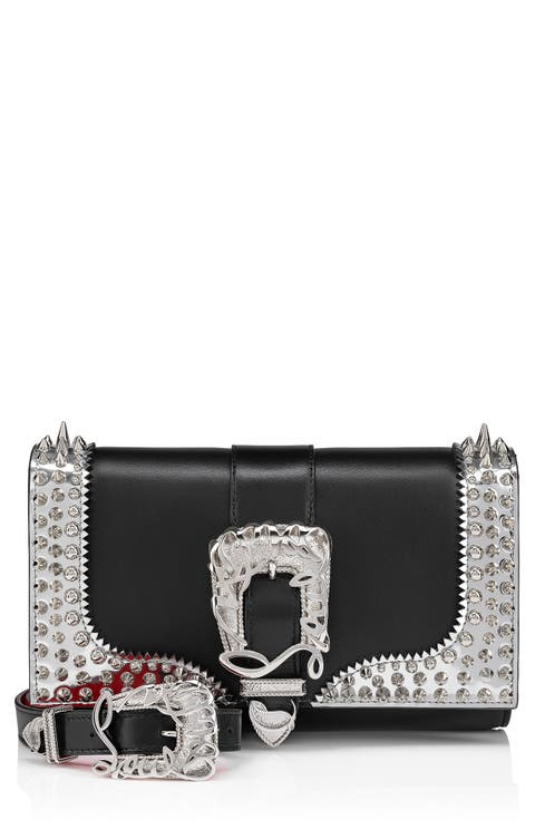 Paloma Giddy Spike Leather Crossbody Bag
